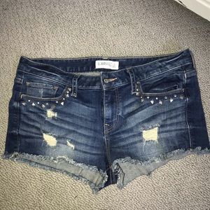 Express jean shorts